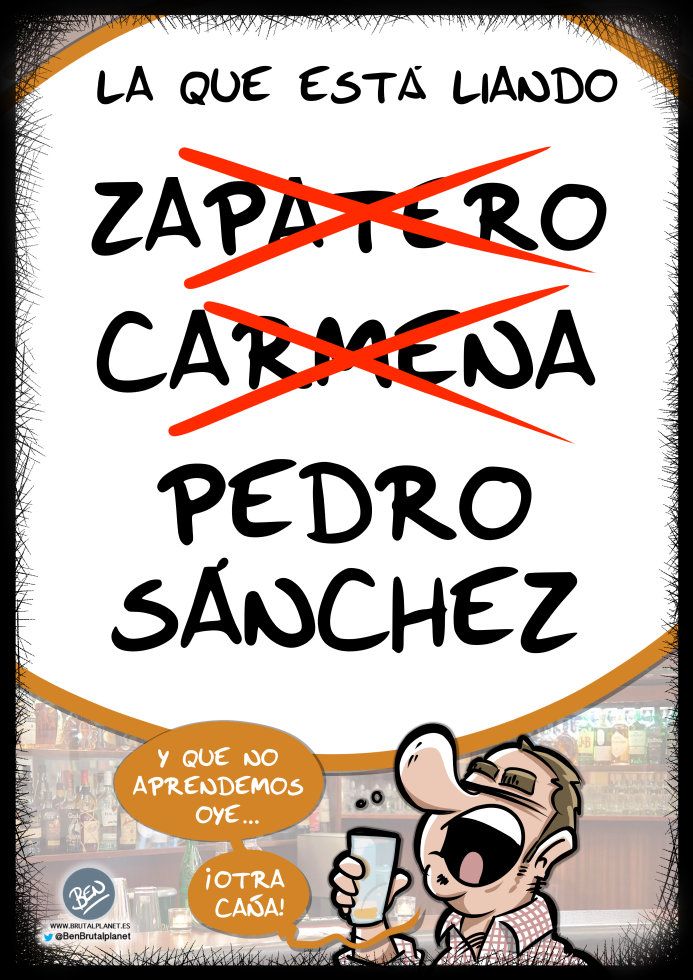 La que está liando - viñeta - humor gráfico - tuvidaencomic.com