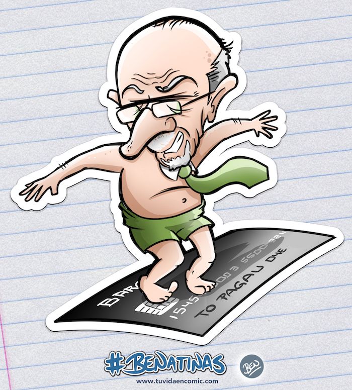BENatinas - Rodrigo Rato - Caricatura - tuvidaencomic.com