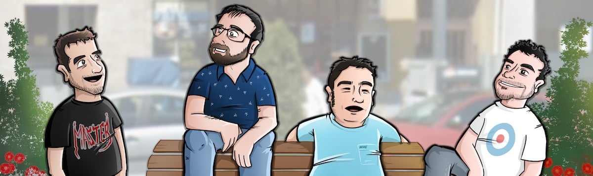 Ilustración / Caricatura Personalizada - "Waiting on a Friend" (Caricatura grupo de amigos) - tuvidaencomic.com - 0