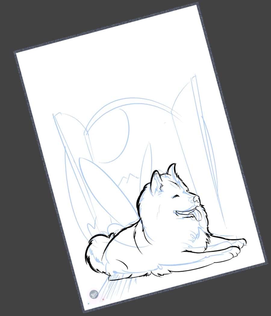 Ilustración - Caricatura personalizada - Transformando tu perrita en hada - tuvidaencomic.com - BEN - 1