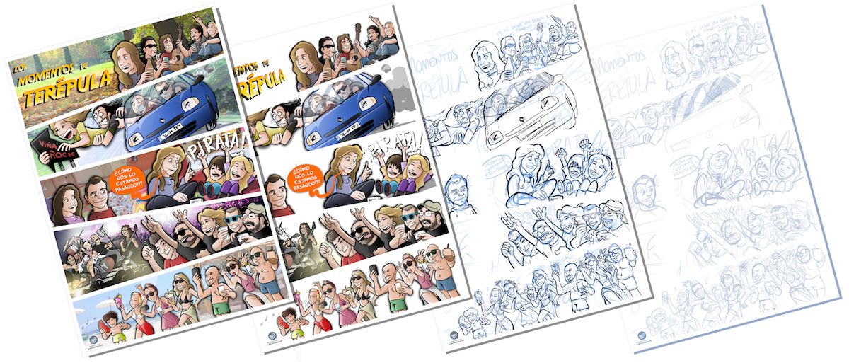 Cómic Personalizado - Los mundos de Terépula - tuvidaencomic.com - BEN - Proceso 1