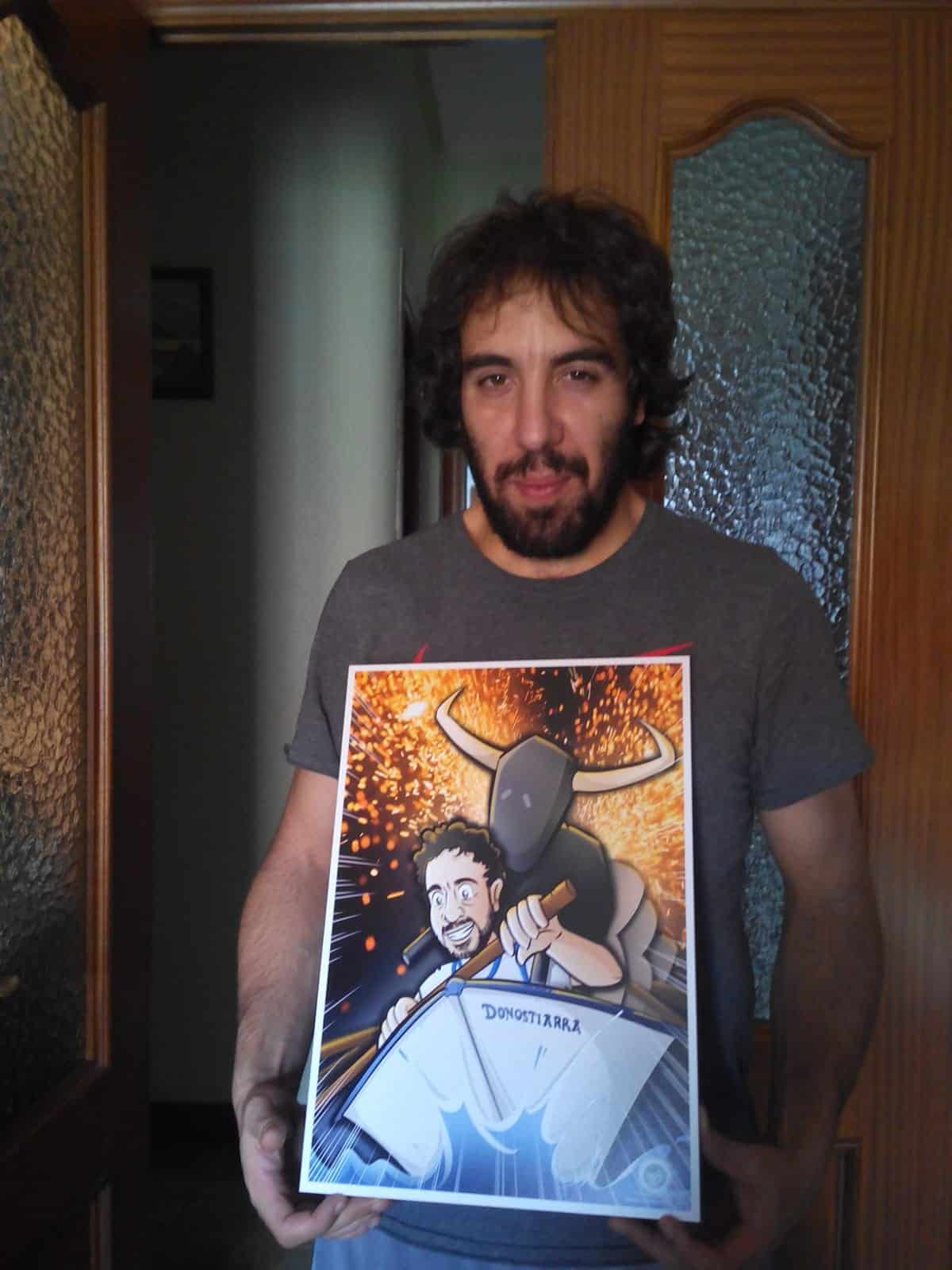 Caricatura Personalizada - Toros y traineras - Ilustración personalizada - tuvidaencomic.com - BEN - 5 - Testimonio