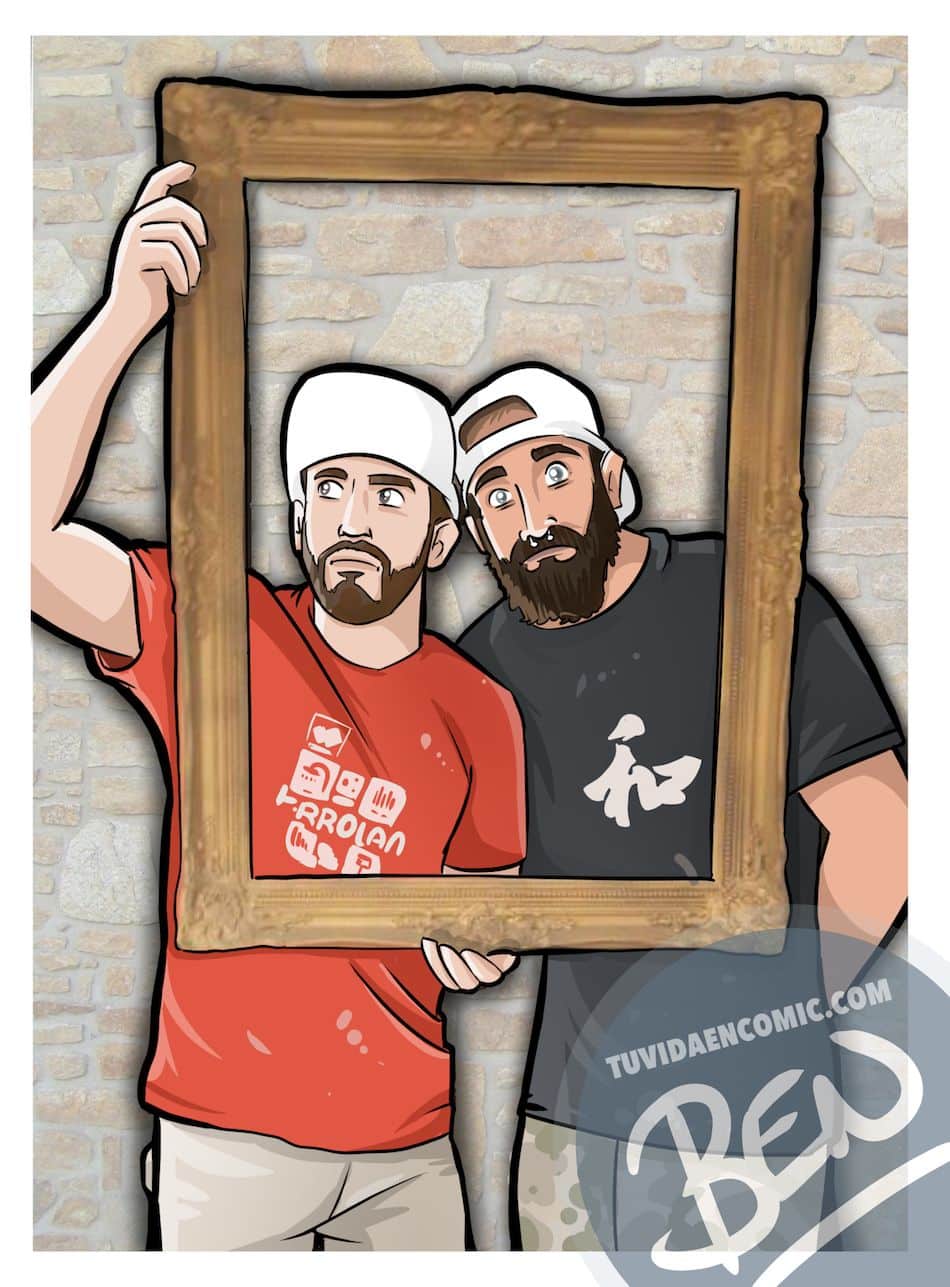 Ilustración personalizada - Inmortalizando momentos épicos - Caricatura Personalizada - tuvidaencomic.com - BEN 2
